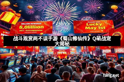 战斗观赏两不误手游《蜀山修仙传》Q萌战宠大揭秘